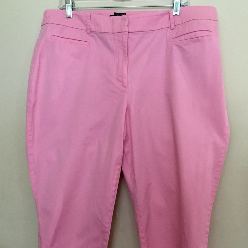 Talbots Perfect Crop Pants in SZ 16W in Pink